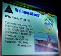 USS NIMITZ Aircraft Carrier Visit